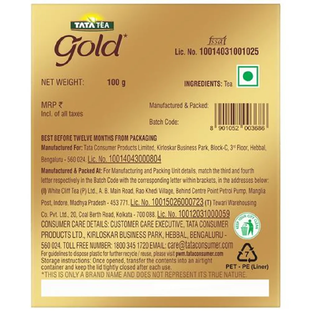 Tata Tea Gold Tea, 100 g-4.webp